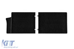 image-72-Specific rubber mats suitable for Volkswagen T7 Caravelle after 2025, Ford Transit Custom after 2024, second row, 2 seats, 2-piece set, black color