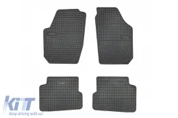 image-12-Specific rubber mats suitable for Skoda Fabia 2007-2014, 4-piece set, black color from Frogum El Toro series