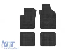 image-19-Specific rubber mats from the Frogum El Toro series suitable for Fiat 500, Fiat 500C after 2007, Panda 2003-2012, Ford Ka 2008-2016, 4-piece set, black color