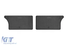 image-23-Specific rubber mats from the Frogum El Toro series suitable for Ford Galaxy 1995-2006, Seat Alhambra, VW Sharan 1995-2010 for third row seats, 2-piece set, black color