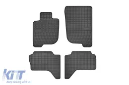 image-64-Specific rubber mats suitable for Mitsubishi L200 2007-2015, 4-piece set, black color from Frogum El Toro series
