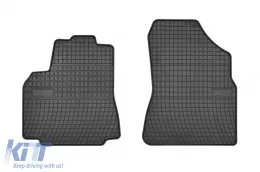 image-77-Specific rubber mats suitable for Frogum El Toro series for Citroen Berlingo, Peugeot Partner 2008-2018, 2-piece set, black color
