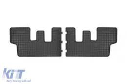 image-3-Specific rubber mats suitable for Frogum El Toro series for Citroen C4 Picasso after 2013 for third row seats, 2-piece set, black color