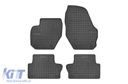 image-40-Specific rubber mats suitable for Volvo XC60 2008-2017, 4-piece set, black color from Frogum El Toro series