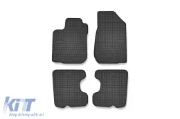 image-64-Specific rubber mats suitable for Dacia Sandero, Sandero Stepway 2013-2018, 4-piece set, black color