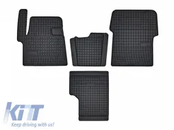 image-71-Specific rubber mats suitable for Peugeot Traveller after 2017, 4-piece set, black color