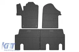 image-78-Specific rubber mats suitable for Mercedes Vito after 2014, 4-piece set, black color
