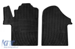 image-1-Specific rubber mats suitable for Frogum El Toro series for Mercedes Vito III 2, 3M after 2014, 2-piece set, black color