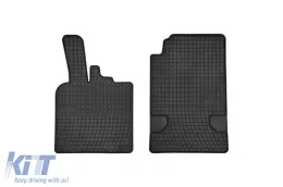 image-4-Specific rubber mats suitable for Frogum El Toro series for Smart Fortwo 2007-2014, 2-piece set, black color