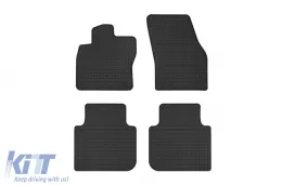 image-21-Specific rubber mats suitable for Frogum El Toro series for Seat Tarraco, Skoda Kodiaq after 2017, 4-piece set, black color