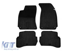image-39-Rubber mats Gumarny Zubri suitable for Volkswagen Passat B5, B5.5 1997-2004 with round clips, 4-piece set, black color