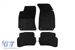 image-40-Rubber mats Gumarny Zubri suitable for Volkswagen Passat B5, B5.5 1997-2004, with oval clips, 4-piece set, black color