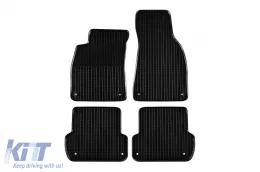 image-66-Rubber mats Gumarny Zubri suitable for Audi A4 sedan, wagon, convertible 2000-2004, 4-piece set, black color