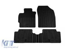 image-72-Rubber mats Gumarny Zubri suitable for Toyota Auris 2007-2012, Corolla 2007-2013, 4-piece set, black color