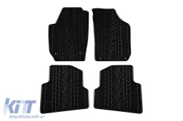 image-73-Rubber mats Gumarny Zubri suitable for Skoda Fabia 2007-2014, 4-piece set, black color