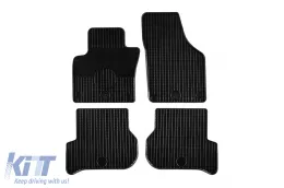 image-50-Rubber mats Gumarny Zubri suitable for Seat Toledo, Altea, Leon 2004-2008, 4-piece set, black color