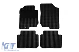 image-60-Rubber mats Gumarny Zubri suitable for Kia Carens 2006-2012, 4-piece set, black color