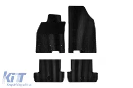 image-10-Rubber mats Gumarny Zubri suitable for Renault Megane 2008-2015, 4-piece set, black color