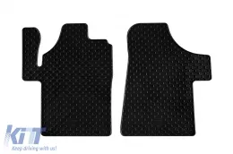 image-17-Rubber mats Gumarny Zubri suitable for Mercedes Vito 2003-2010, Viano 2010-2014, 2-piece set, black color