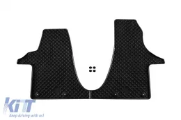 image-60-Rubber mats Gumarny Zubri suitable for Volkswagen Transporter T6 after 2019, 2-piece set, black color