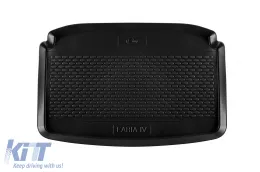image-68-TPE trunk mat by Gumarny Zubri suitable for Skoda Fabia after 2021, with the trunk floor in the lower position, black