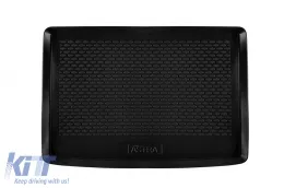 image-72-TPE trunk mat by Gumarny Zubri suitable for Opel Astra L hatchback, Hybrid after 2021, with the trunk floor in the upper position, black