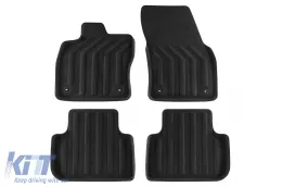 image-53-3D textile floor mats Gumarny Zubri suitable for Audi Q3 after 2018, Volkswagen Tiguan after 2016, set of 4 pieces, black
