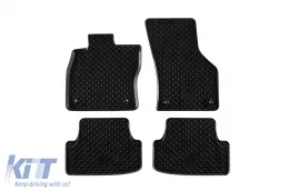 image-3-Rubber mats Gumarny Zubri suitable for Volkswagen Golf VII, Audi A3, Seat Leon 2012-2019, Golf VIII GTE, Audi A3 after 2020, 4-piece set, black color