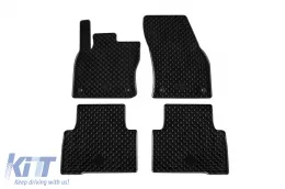 image-18-Rubber mats Gumarny Zubri suitable for Volkswagen Tiguan after 2016, Touran after 2015, 4-piece set, black color