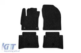 image-60-Rubber mats Gumarny Zubri suitable for Toyota Corolla Hybrid, hatchback, wagon after 2019, Suzuki Swace, Swace Hybrid after 2020, 4-piece set, black color