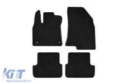 image-77-Rubber mats Gumarny Zubri suitable for Dacia Sandero, Sandero Stepway after 2020, 4-piece set, black color