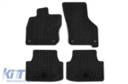 image-0-Rubber mats Gumarny Zubri suitable for Volkswagen Golf VIII Hybrid wagon after 2020, 4-piece set, black color
