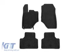 image-24-Rubber mats Gumarny Zubri suitable for Peugeot e-5008 after 2024, 4-piece set, black color