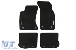 image-26-Textile floor mats from the Horizon series by Frogum suitable for Audi A4 B5 1994-2001, set of 4 pieces, black