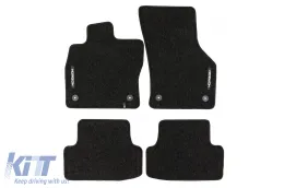image-35-Textile floor mats from the Horizon series by Frogum suitable for Audi A3 hatchback after 2020, set of 4 pieces, black