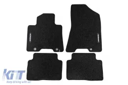 image-63-Textile floor mats from the Horizon series by Frogum suitable for Hyundai Tucson, Kia Sportage 2015-2020, set of 4 pieces, black