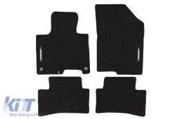 image-10-Textile floor mats from the Horizon series by Frogum suitable for Kia Sportage after 2021, set of 4 pieces, black