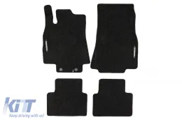 image-74-Textile floor mats from the Horizon series by Frogum suitable for Mercedes A class W169 2004-2011, set of 4 pieces, black