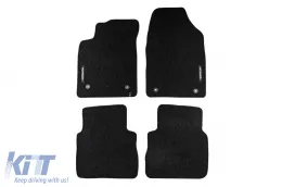 image-23-Textile floor mats from the Horizon series by Frogum suitable for Opel Vectra C, Opel Signum 2002-2008, set of 4 pieces, black