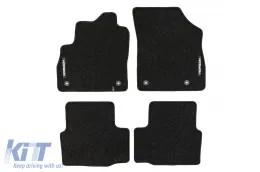 image-2-Textile floor mats from the Horizon series by Frogum suitable for Opel Astra K 2015-2022, set of 4 pieces, black