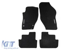 image-3-Textile floor mats from the Horizon series by Frogum suitable for Peugeot 308 2007-2013, set of 4 pieces, black