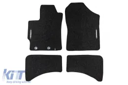 image-23-Textile floor mats from the Horizon series by Frogum suitable for Toyota Yaris Hybrid after 2020, set of 4 pieces, black