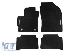 image-25-Textile floor mats from the Horizon series by Frogum suitable for Toyota Corolla Hybrid after 2018, set of 4 pieces, black