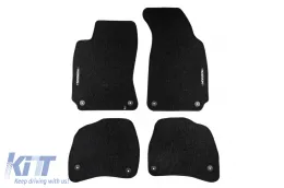image-31-Textile floor mats from the Horizon series by Frogum suitable for Volkswagen Passat B5 1996-2005, set of 4 pieces, black