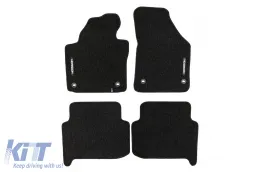 image-37-Textile floor mats from the Horizon series by Frogum suitable for Volkswagen Touran 2003-2015, set of 4 pieces, black