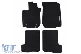 image-65-Textile floor mats from the Horizon series by Frogum suitable for Dacia Sandero 2016-2020, set of 4 pieces, black