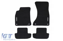 image-11-Textile floor mats from the Horizon series by Frogum suitable for Audi A5 8T 2007-2016, set of 4 pieces, black