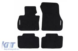 image-22-Textile floor mats from the Horizon series by Frogum suitable for BMW X2 F39 2018-2023, set of 4 pieces, black