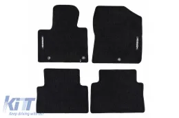 image-56-Textile floor mats from the Horizon series by Frogum suitable for Hyundai Santa Fe 2018-2023, set of 4 pieces, black