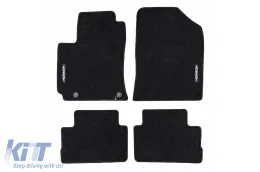 image-57-Textile floor mats from the Horizon series by Frogum suitable for Hyundai Kona 2017-2020, set of 4 pieces, black